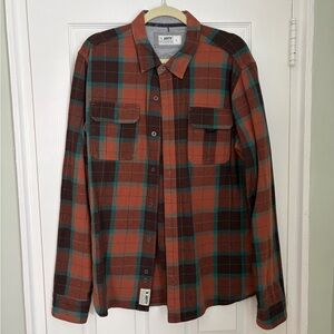 Jetty Brown/Green Flannel Shirt